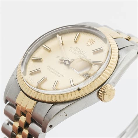 gold plated rolex oyster perpetual quartz t swiss made t|rolex oyster quartz 1975.